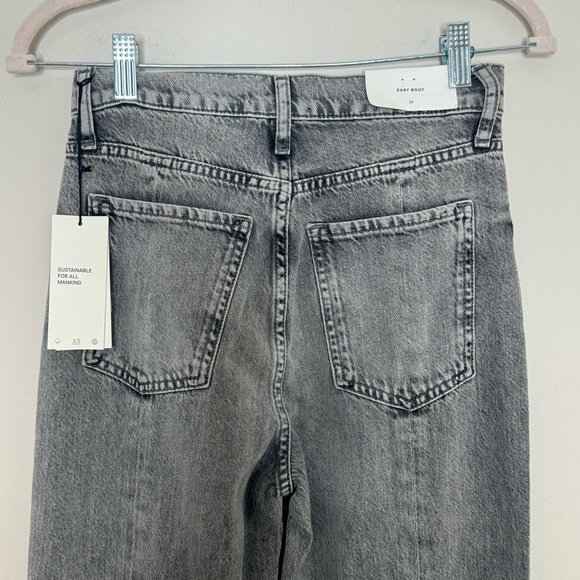 NWT 7 For All Mankind Fern Grey Easy Bootcut Jean Size 25 - Picture 6 of 8